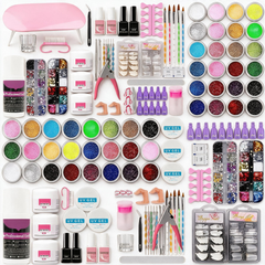 24-Color Painting Gel Nail Art Kit — Art Palette & Detail Brushes, Professional DIY Manicure Set for Beginners & Salons