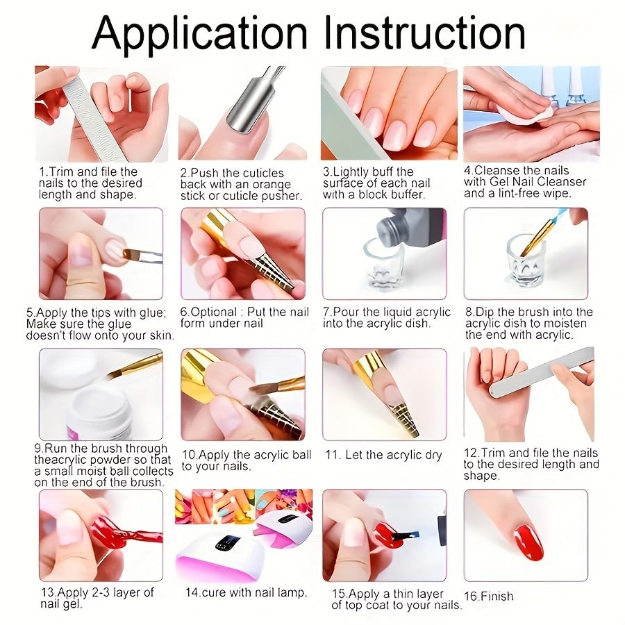 24-Color Painting Gel Nail Art Kit — Art Palette & Detail Brushes, Professional DIY Manicure Set for Beginners & Salons